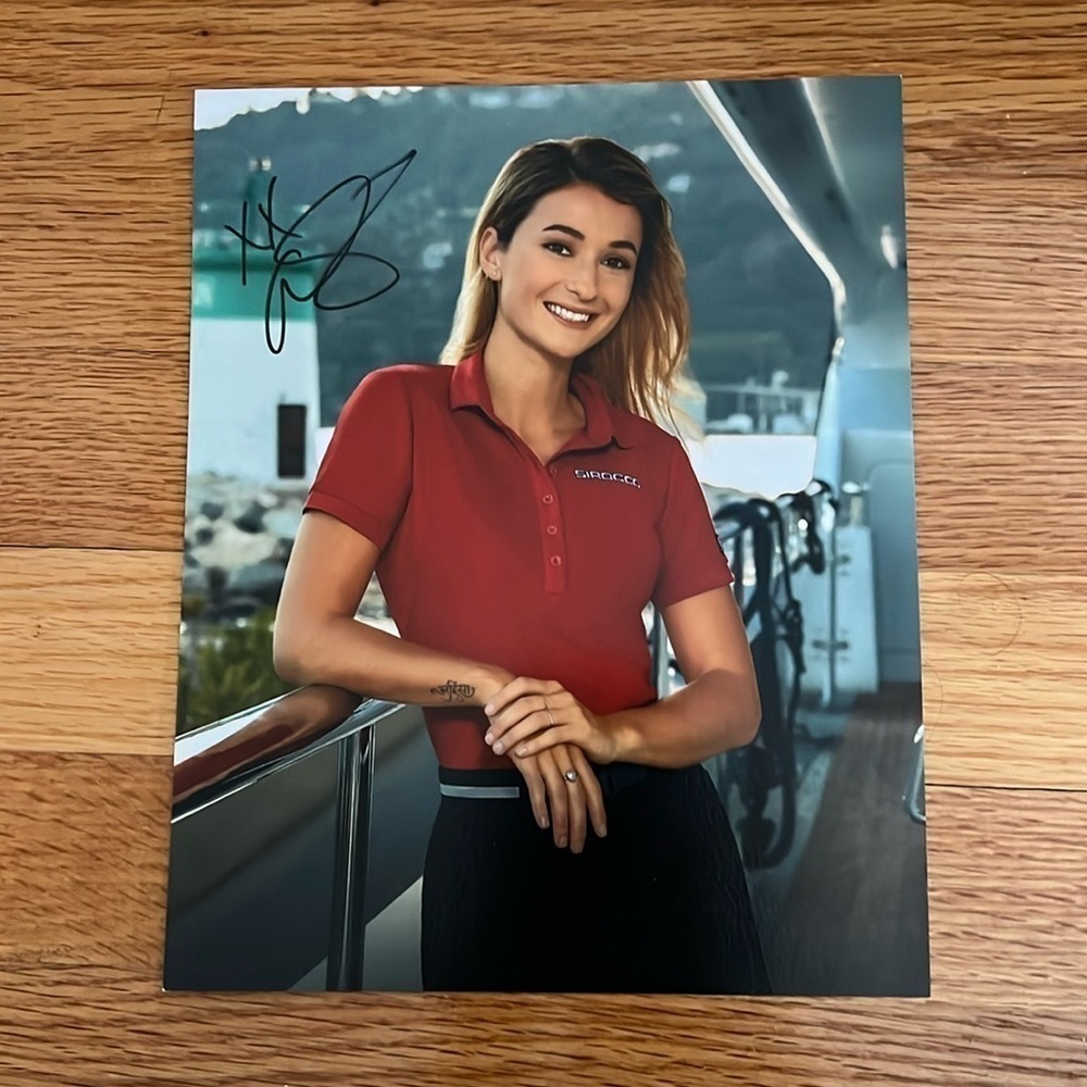BRAVO Below Deck Mediterranean Signed Autographed Picture of Anastasia Surmava